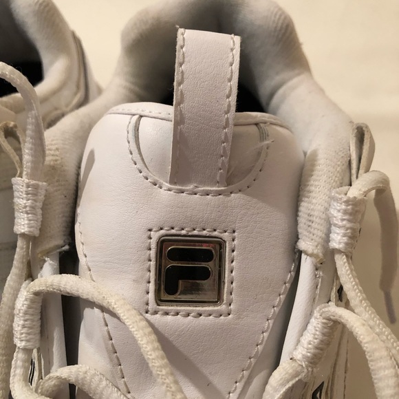 FILA Mens D Formation 1CM00489-120 White Casual Sneakers - Picture 8 of 16